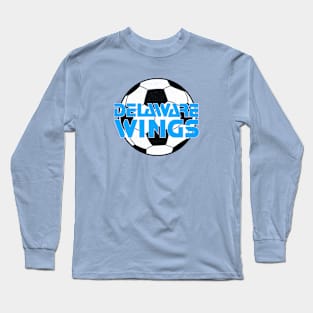 Defunct Delaware Wings - ASL Soccer 1974 Long Sleeve T-Shirt